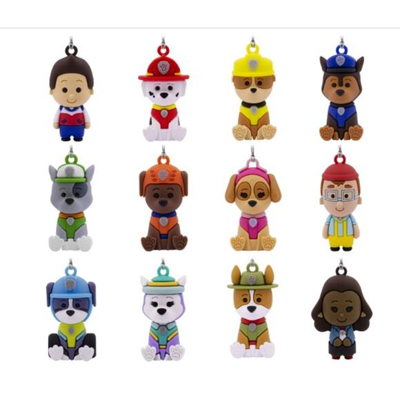 Hallmark PAW PATROL Countdown Calendar Tree 12 Mini Ornament Nwt - Picture 8 of 8